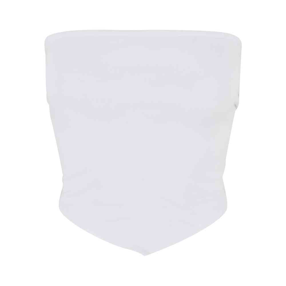 Urban Classics - Knotted Bandeau top - White